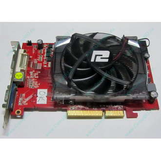 Б/У видеокарта 1Gb ATI Radeon HD4670 AGP PowerColor R73KG 1GBK3-P (Новомосковск)